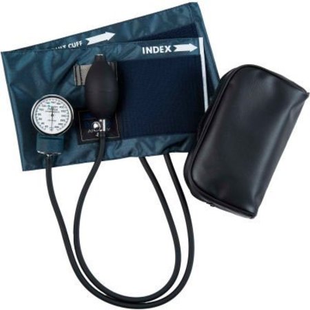 HEALTHSMART Mabis Precision Aneroid Sphygmomanometer, Manual Blood Pressure Cuff, Arm Sizes 11to16.4 Inches Adult 01-140-011